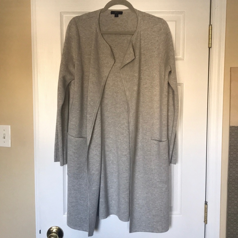 Jcrew long cardigan